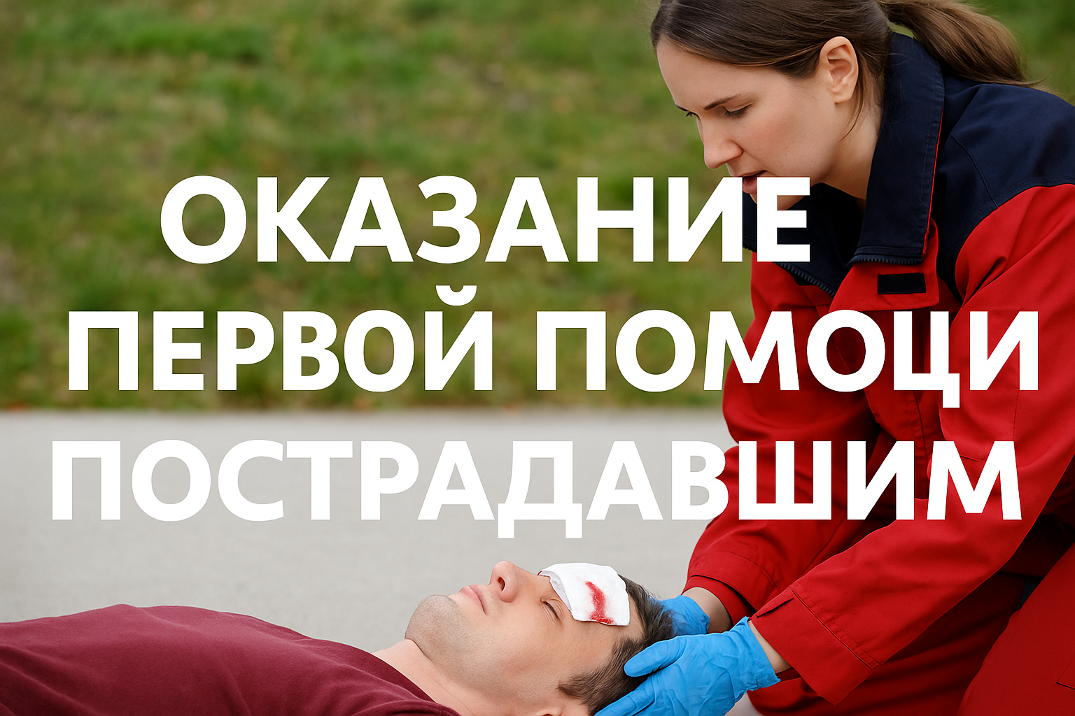 Оказание первой помощи пострадавшим